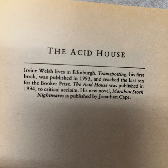 IRVINE WELSH, THE ACID HOUSE, 1994, paperback. - Picture 3 of 5